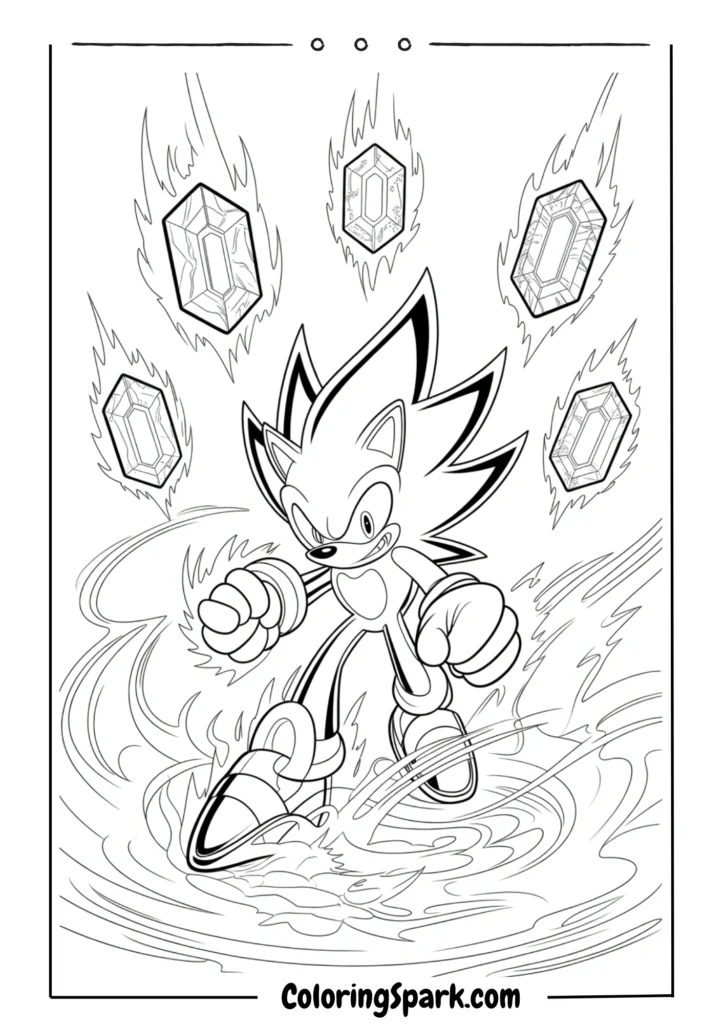 A Super Sonic transformation surrounded