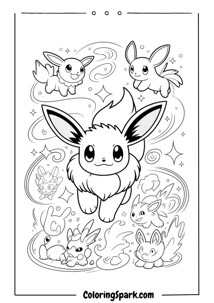 Eevee Evolution Showcase