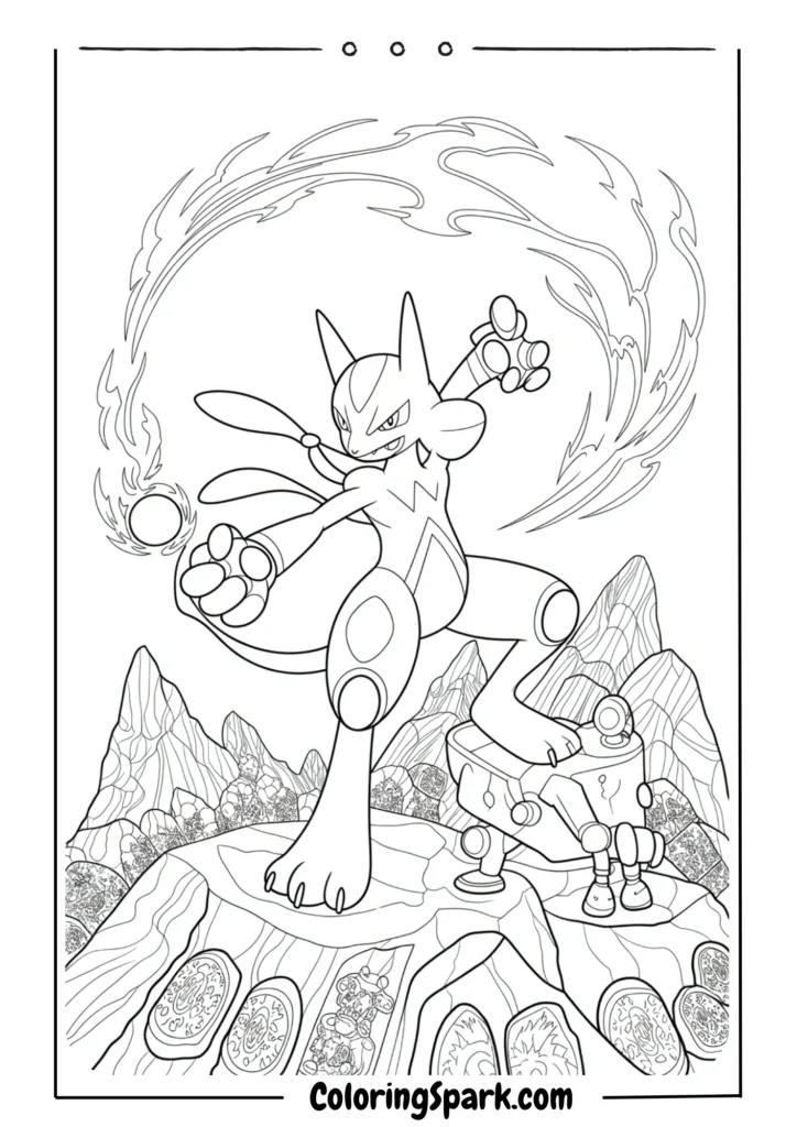 Lucario Mountain Training