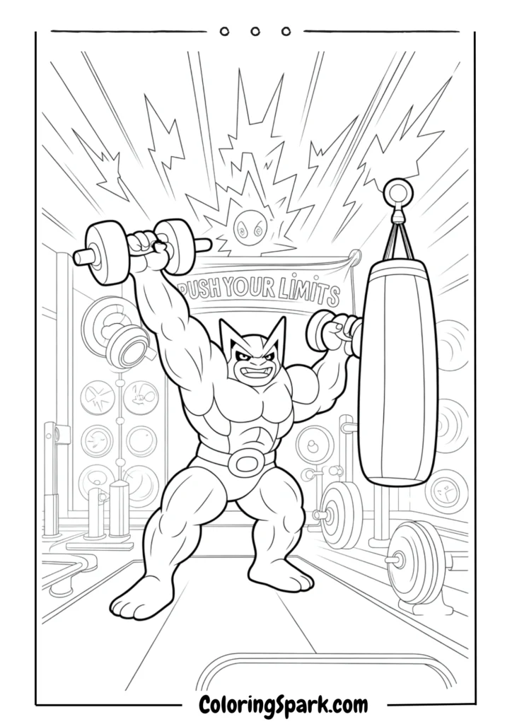 Machamp Gym Workout