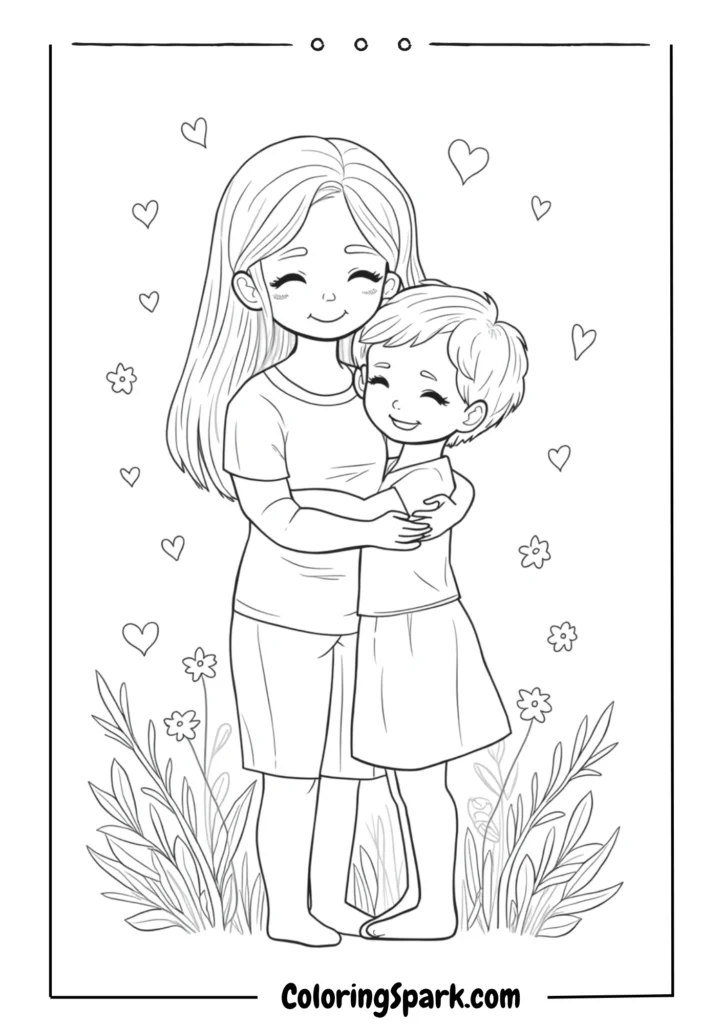 a child giving flowers to their mom (2)