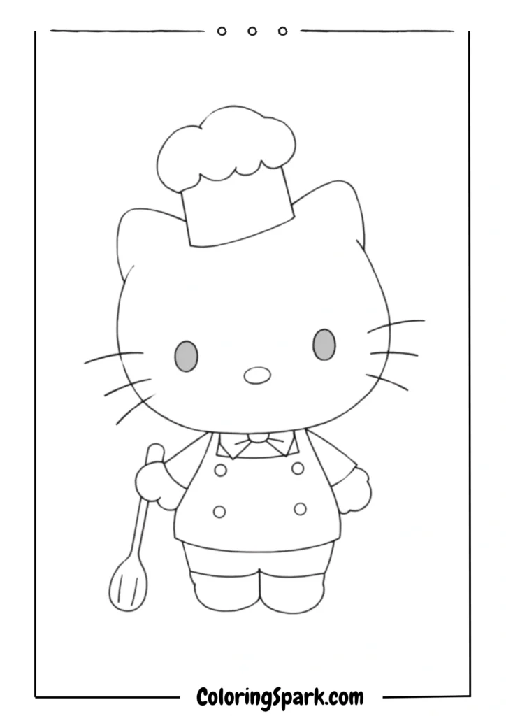 hello kitty a chef