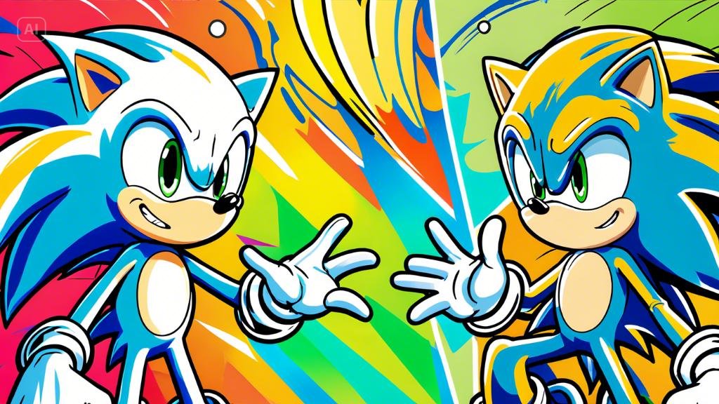 Sonic coloring pages
