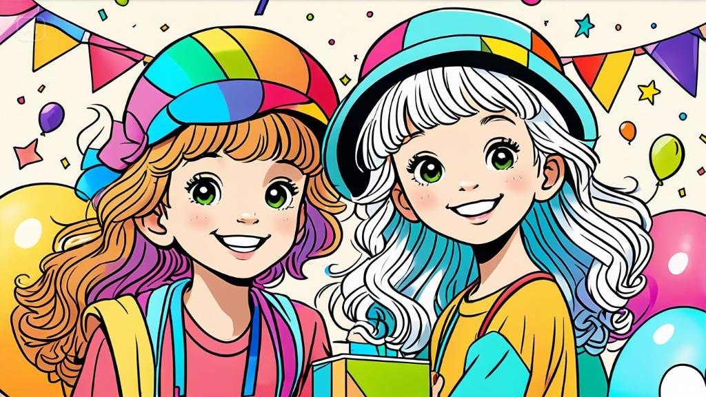 Happy birthday coloring pages