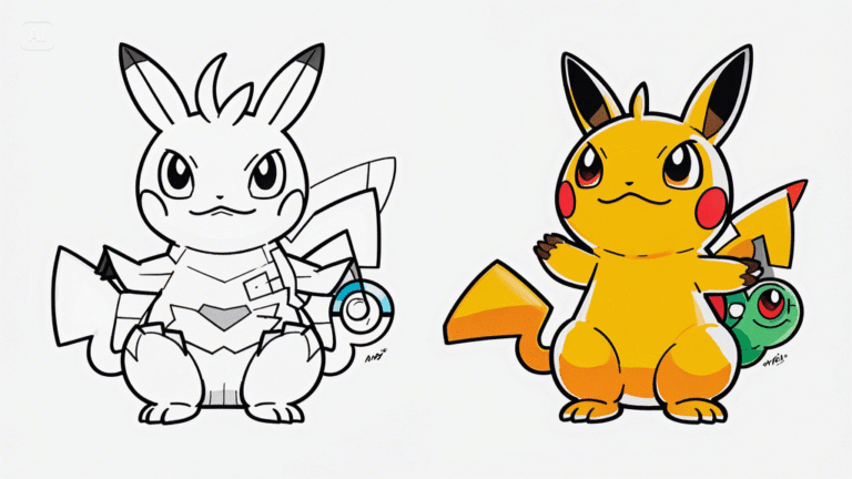 Pokemon coloring pages