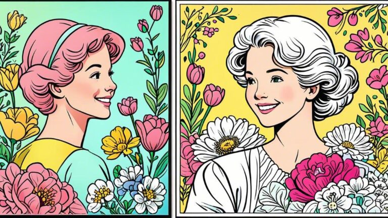Mother's day coloring pages