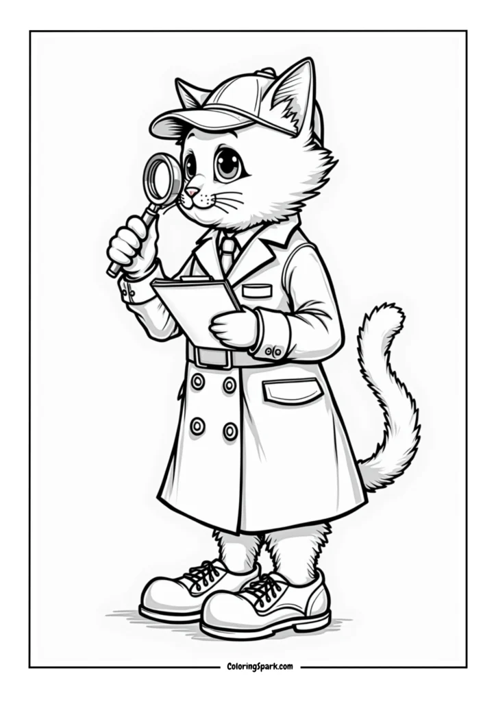 Detective Cat