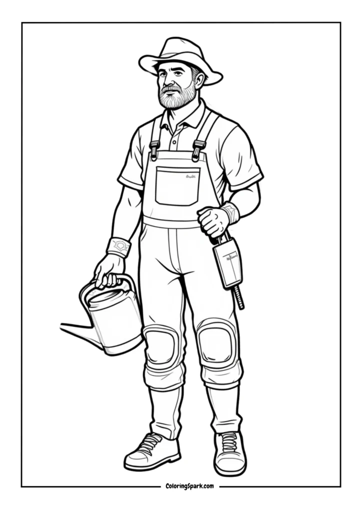 Gardening Father