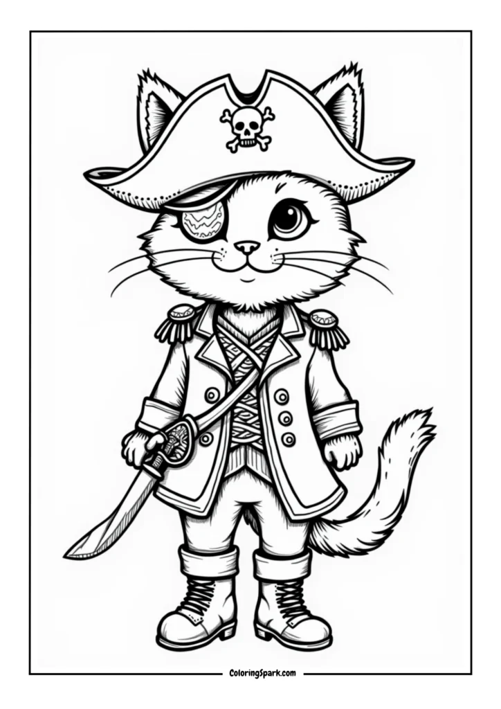 Pirate Captain Cat