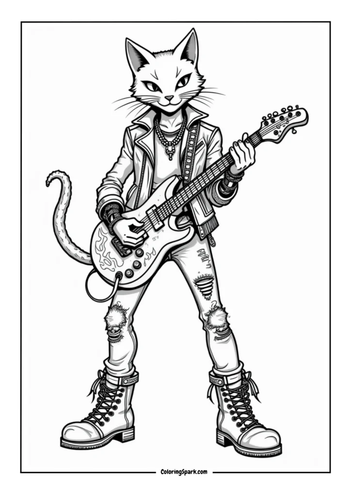 Rock Star Cat
