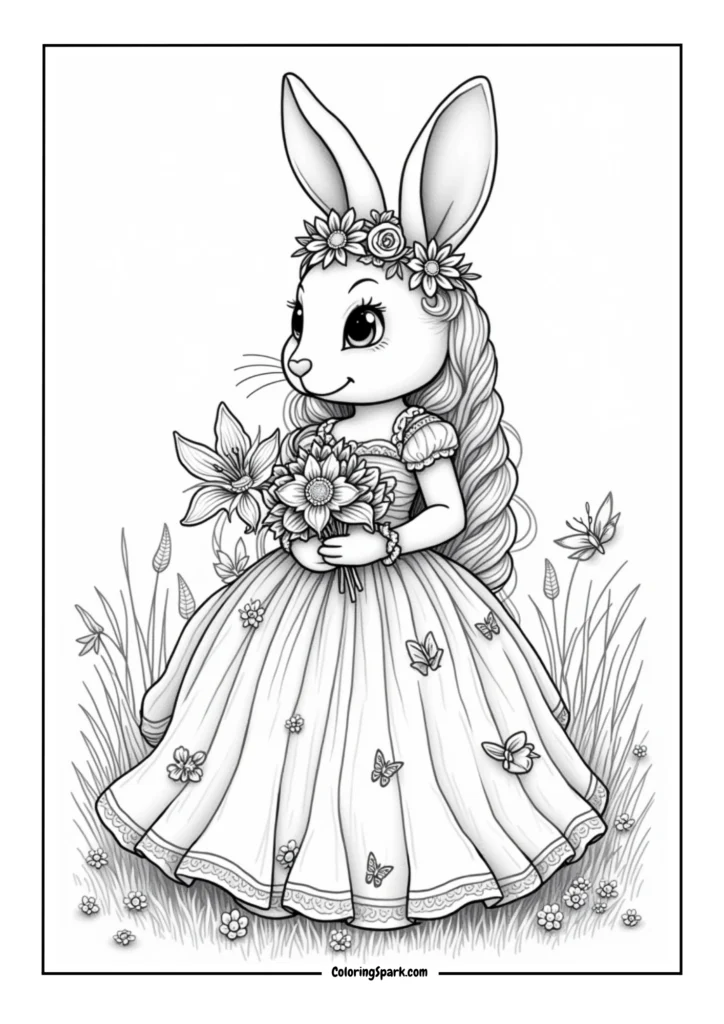 Spring Flower Crown Princess