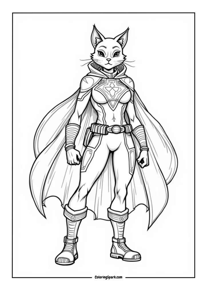 Superhero Cat