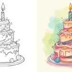 Happy Birthday coloring pages