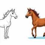 Horse coloring pages