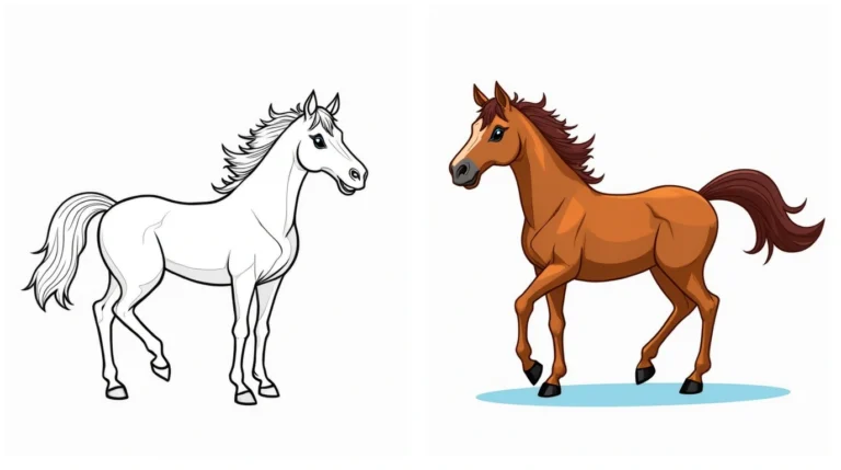 Horse coloring pages