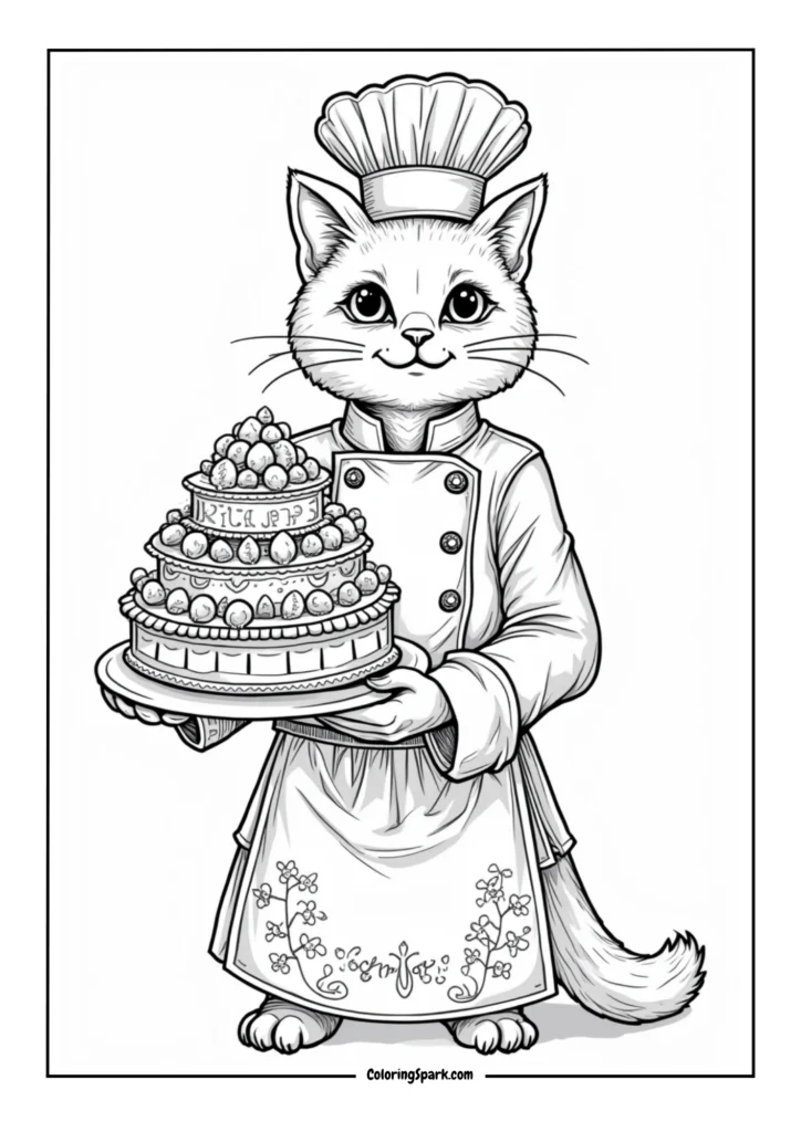 professional chef cat