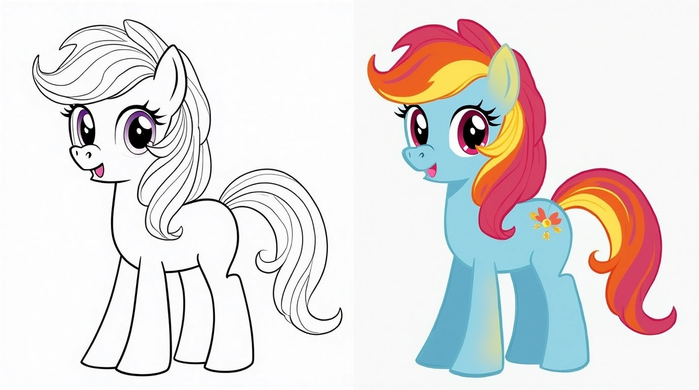 My little pony coloring pages