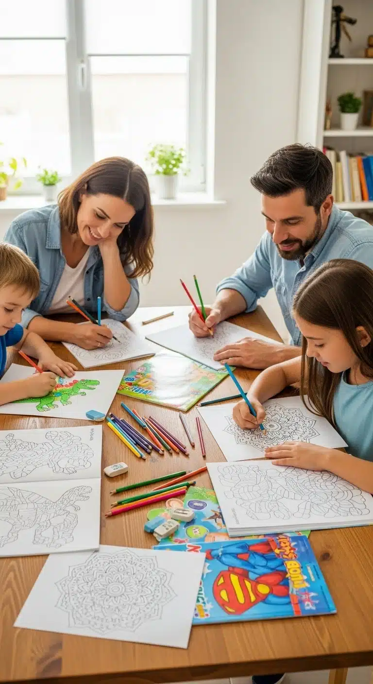 Free Printable Coloring Pages for Kids & Adults​