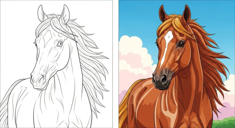 Horse Coloring Pages