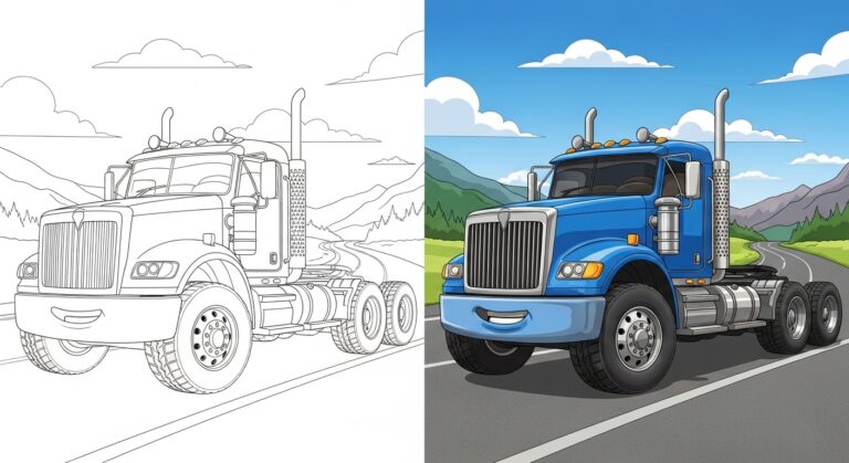 Truck Coloring Pages