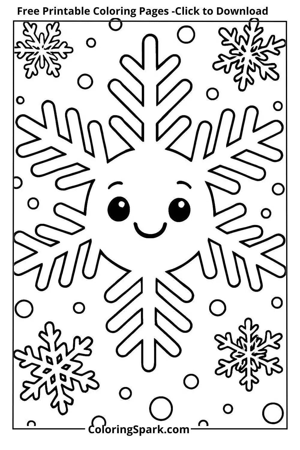 snowflake coloring pages-realistic snowflake coloring pages