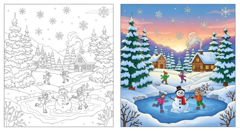 winter Coloring Pages
